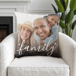 Almofada Crie Sua Própria Foto de Família