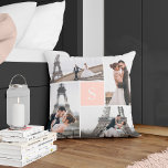 Almofada Crie Sua Própria Galeria De 5 Fotografias Com Mono<br><div class="desc">Adicione suas fotos e um monograma personalizado para uma design especial.</div>