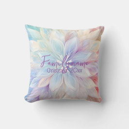 Almofada Crie sua própria Poinsettia de Natal no Arco-Íris