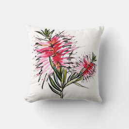 Almofada Crimson Bottlebrush — Flor Nativo Australiano
