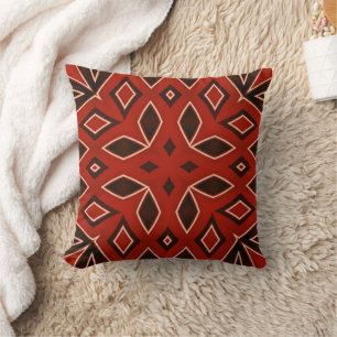 Almofada Crimson Geométrico Caleidoscópio