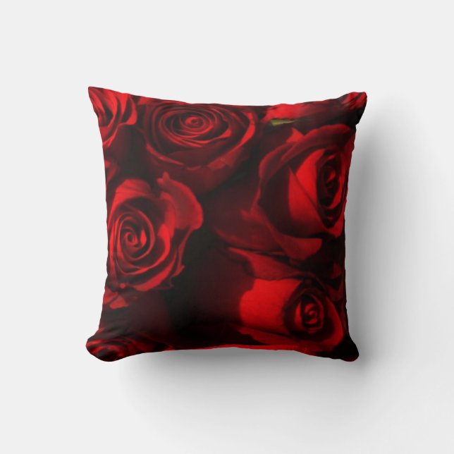 Almofada "Crimson Rose Bouquet" (Frente)