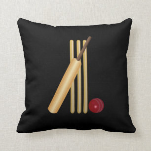 Almofada Críquete - Wicket, Bat and Ball