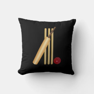 Almofada Críquete - Wicket, Bat and Ball