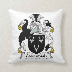 Almofada Crista da família de Cavendish