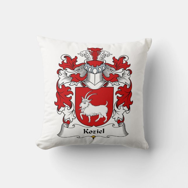 Almofada Crista da família de Koziel (Frente)