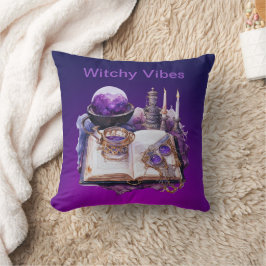 Almofada Cristal Roxo Místico e Design inspirado no Tarot