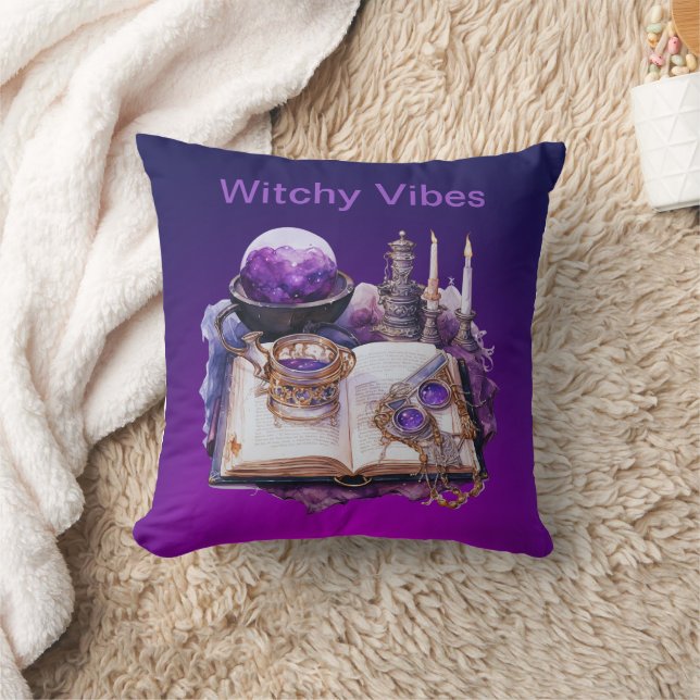 Almofada Cristal Roxo Místico e Design inspirado no Tarot (Cobertor)