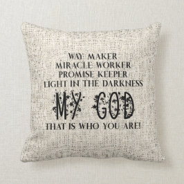 Almofada Cristão Guardião da Promessa do Milagre