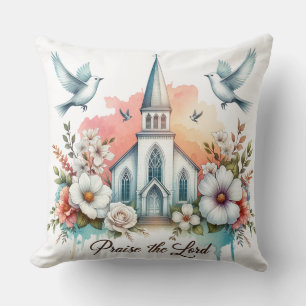 Almofada Cristão Inspirador Louva O Senhor