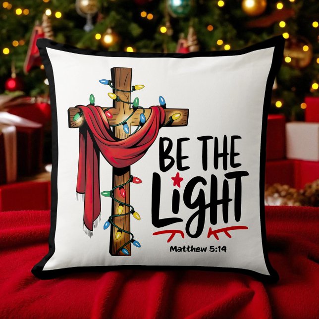 Almofada Cristão - Seja a Luz - Natal (Criador carregado)