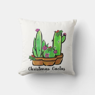 Almofada Cristmas lindos Cactus cactos suculentos
