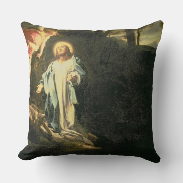 Almofada Cristo no jardim de Gethsemane 3 (Frente)