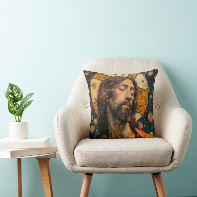 Almofada Cristo. Simbolismo Religioso (Cadeira)