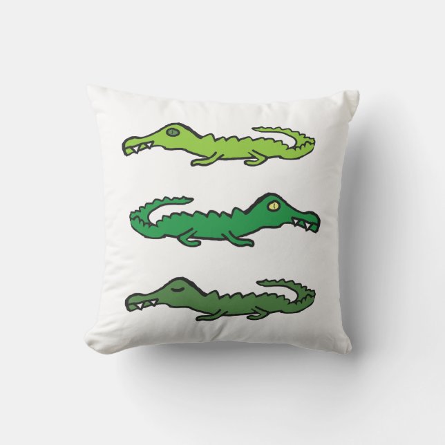 Almofada Crocodiles and Alligators (Frente)