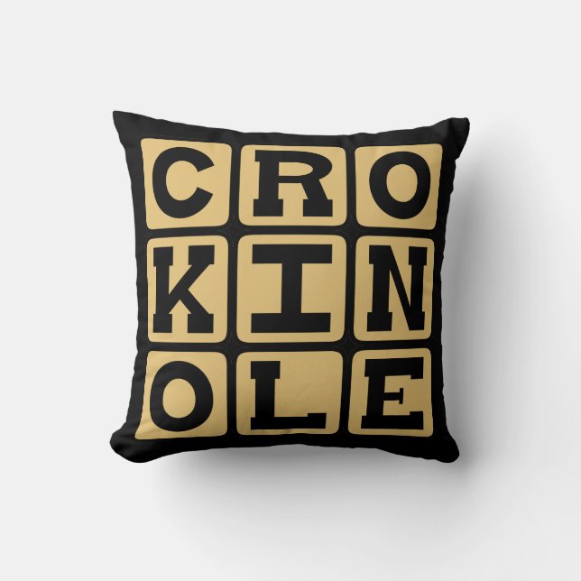 Almofada Crokinole, Jogo de Tabuleiro (Frente)