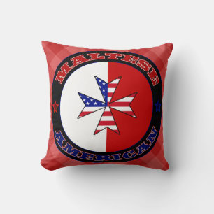 Almofada Cruz Americana Maltês - Alferes Cushion