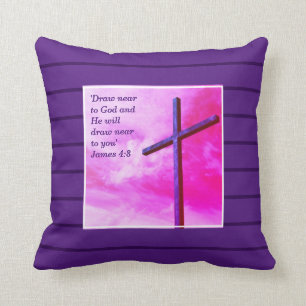 Almofada Cruz de Lenten Personalizada