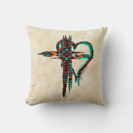 Almofada Cruz E Coração Sudoeste