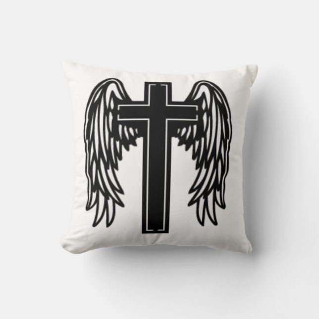 Almofada Cruzar com asas (Frente)