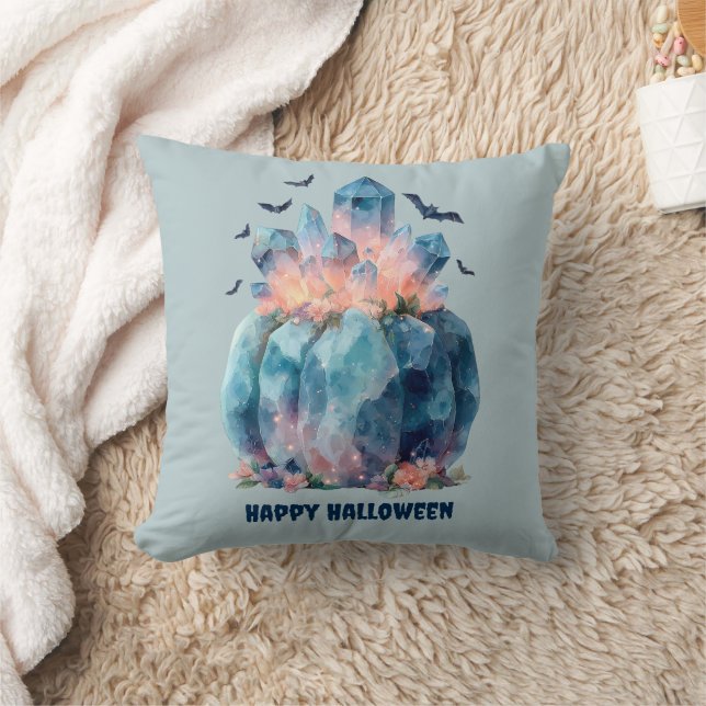Almofada Crystal Pumpkin Halloween (Cobertor)