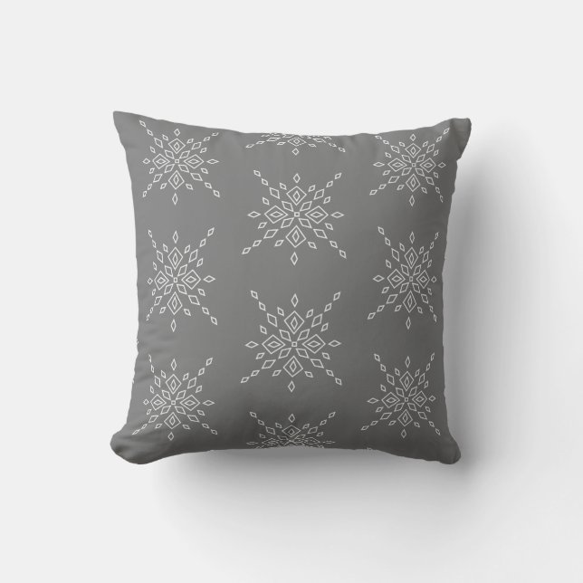 Almofada Crystalized Snowflake (Frente)