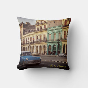 Almofada Cuba Havana Vintage Carro Clássico