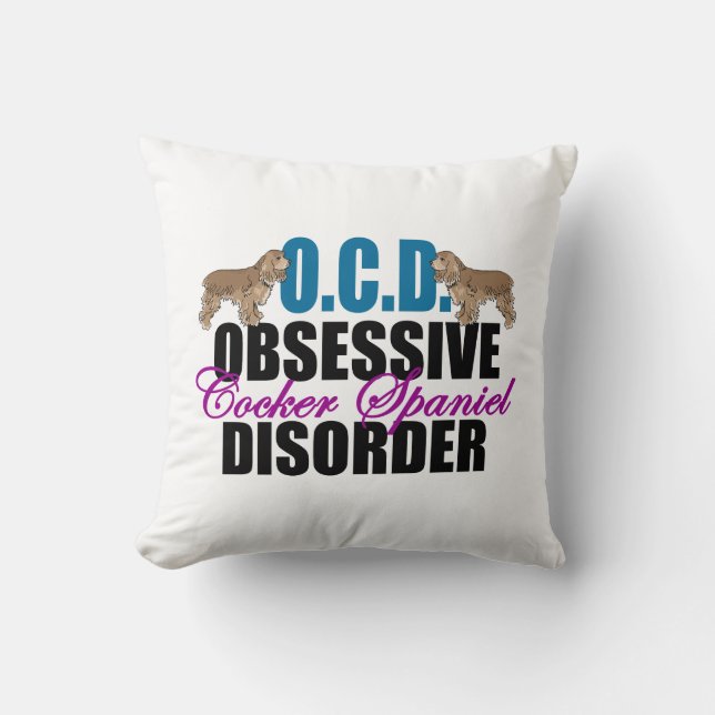 Almofada Cubo Cocker Spaniel (Frente)