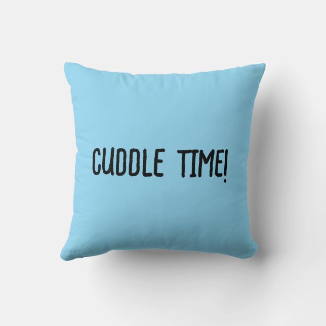 Almofada Cuddle Time! Cute Cartoon Teddy Bear Throw Pillow  (Verso)