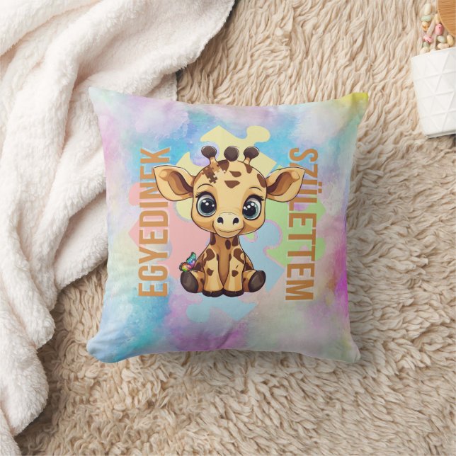 Almofada Cuki affirmációk | SNI Zsiráf | egípcio (Cobertor)