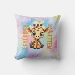 Almofada Cuki affirmációk | SNI Zsiráf | egípcio