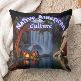 Almofada Cultura Nativa Americana Rústica