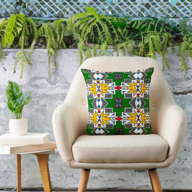 Almofada Cultura tradicional africana Ndebele África (Criador carregado)