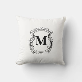 Almofada Cume Monograma Personalizado Elegante