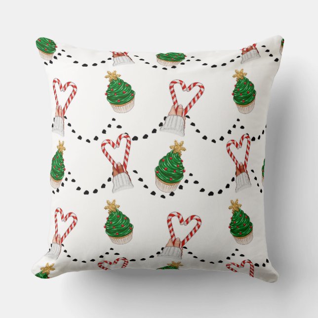 Almofada Cupcakes e doces (Frente)