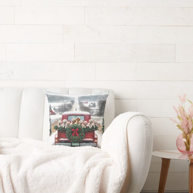 Almofada Cuppias de Retirador de Ouros de Natal (Sofá)