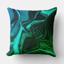 Almofada Curva e dobra o efeito ciano marcado com nicho e f