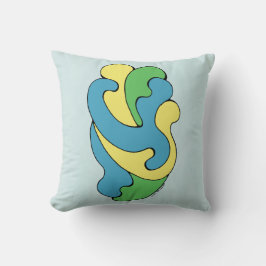 Almofada Curvas de Embrasão (Amarelo, Azul, Verde)