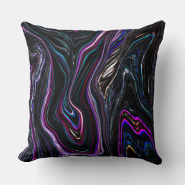 Almofada Curvas irregulares com cor sufocada pelo escuro