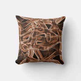 Almofada Curvas sobrepostas em formas de fita, alivio casta