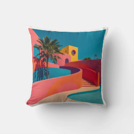 Almofada Curvy Post-Modern Memphis Pattern | Soft Geometric