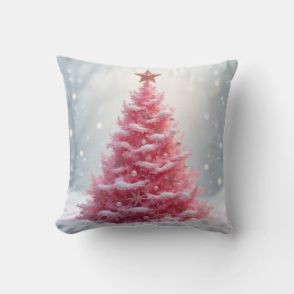 Almofada Cusha de Árvore de Fita Rosa