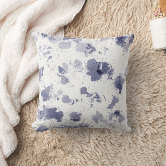 Almofada Cushion 40,6 x 40,6 cm - Blue And White (Cobertor)