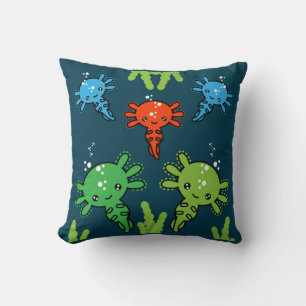 Almofada Cushion Axototl Salamander Exótico