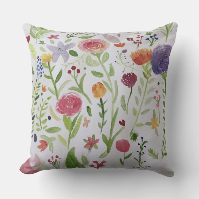 Almofada Cushion com design floral bonito (Frente)