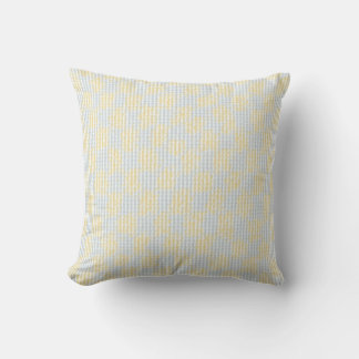 Almofada Cushion com padrão de cheque.