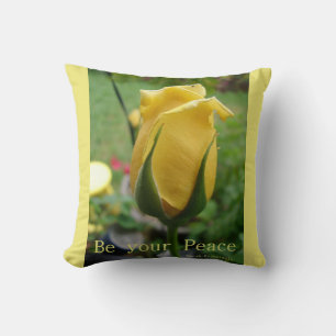 Almofada Cushion de aspas de asas amarelas rosa