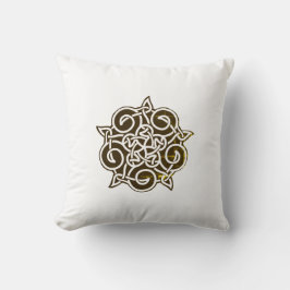 Almofada Cushion de Energia do Emblema de Ornamento Negro B