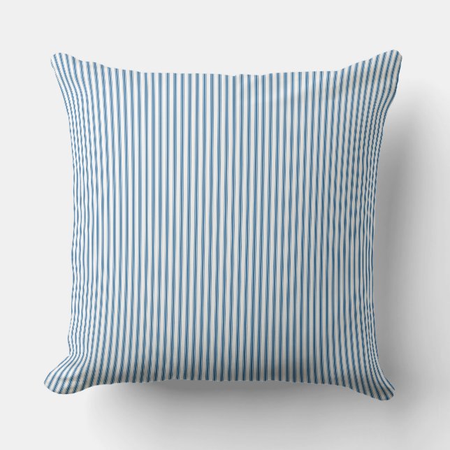 Almofada Cushion de faixa azul (Frente)