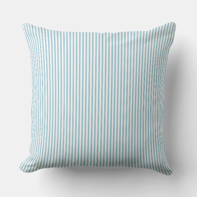 Almofada Cushion de faixa azul clara (Frente)